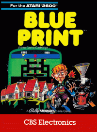 Blue Print Atari 2600  box art